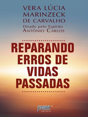 cover image of Reparando erros de vidas passadas